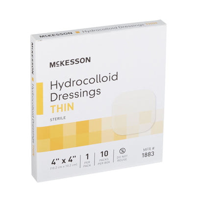 DRESSING, HYDROCOLLOID THIN STR 4"X4" (10/BX 20BX/