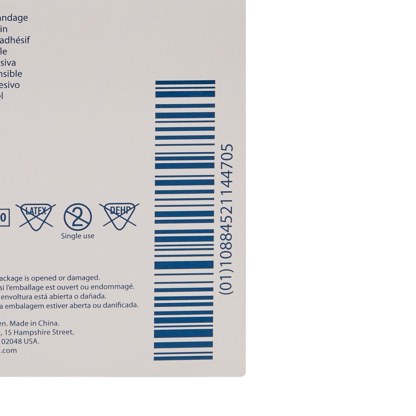 BANDAGE, ADH SENSITIVE SKIN 1"X3" (50/BX 24BX/CS) KENDAL