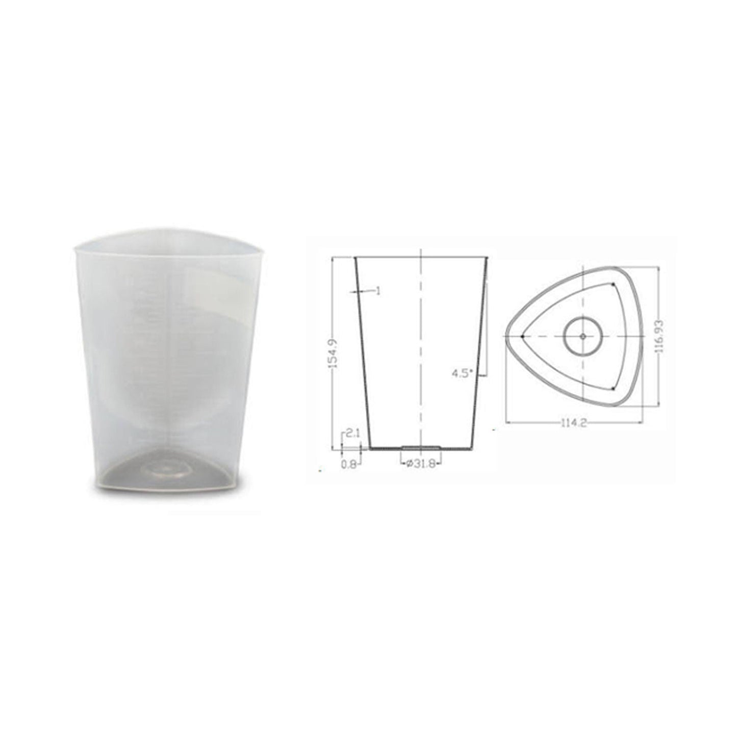 CONTAINER, SPEC GRAD 32OZ (200/CS)