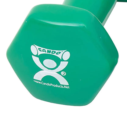DUMBELL, VYNL IRON GRN 3LB D/S