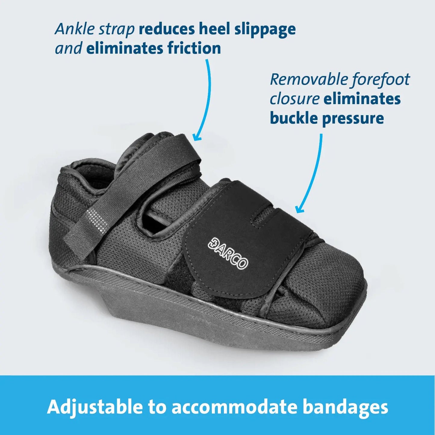 SHOE, DARCO HEEL WEDGE LG (36/CS)