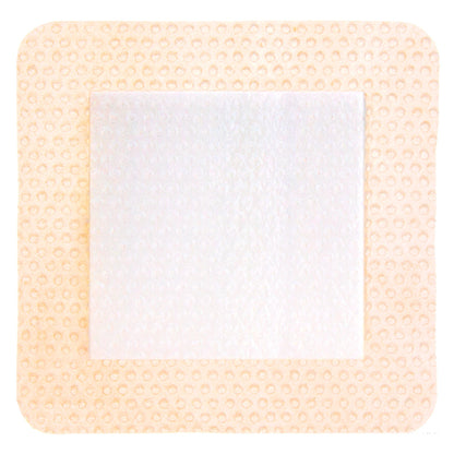 DRESSING, WND ADH W/BORDER SOFT SIL FM 4X4" (10/BX DERMRT