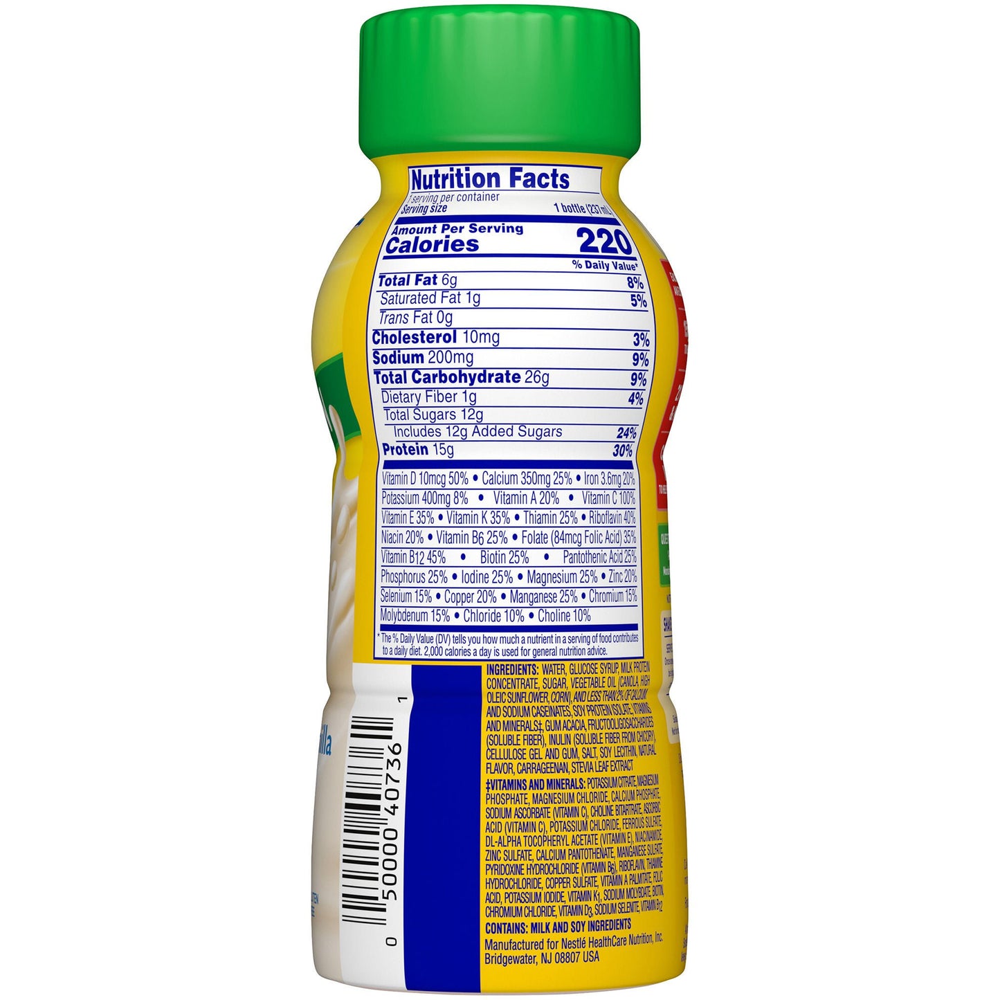 Carnation Breakfast Essentials® High Protein Vanilla Nutritional Drink, 8-oz.