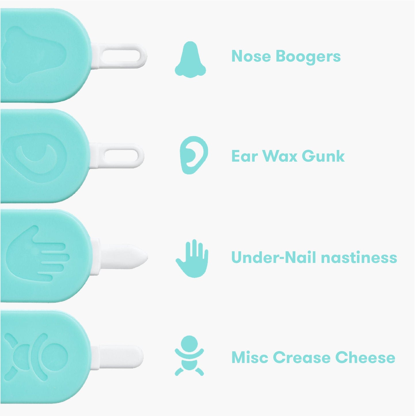 PICKER, 3-IN-1 NOSE NAIL & EAR(12/CS)