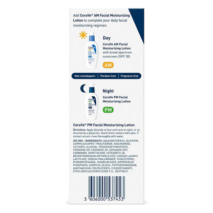 CERAVE, LOT FACIAL PM 3OZ
