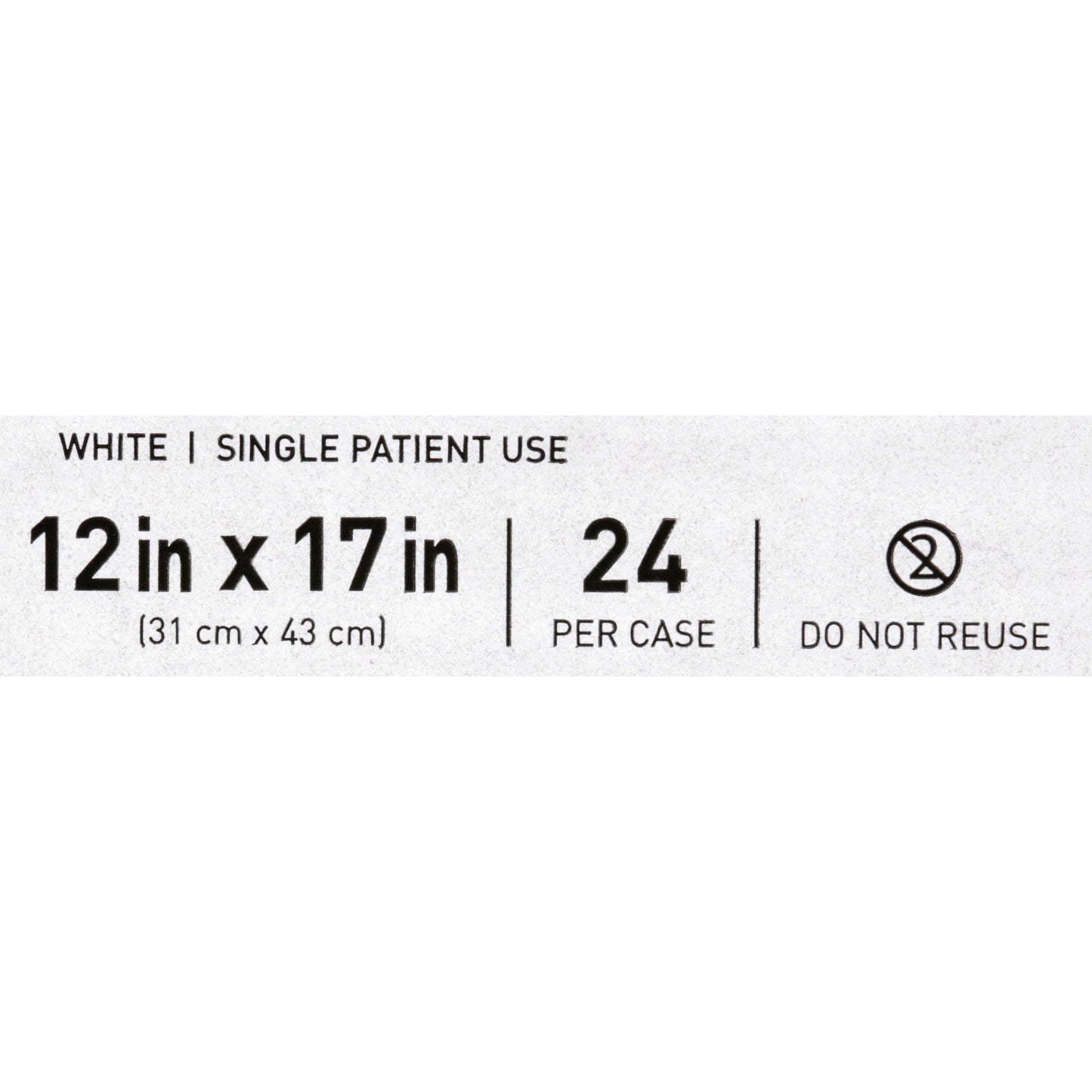 PILLOW, DISP MED LOFT WHT 12X17(24/CS)