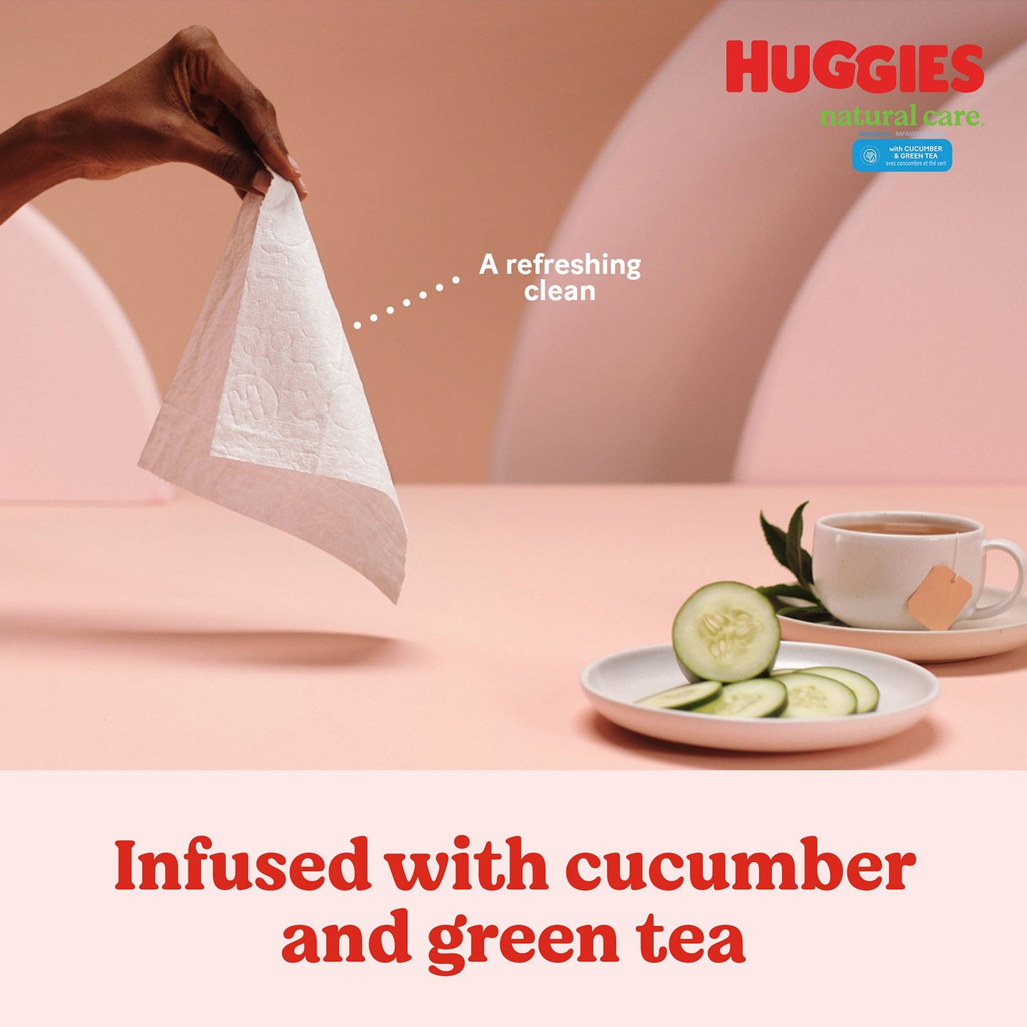 WIPE, BABY HUGGIES NATURAL CARE REFRESHING (560/CS)