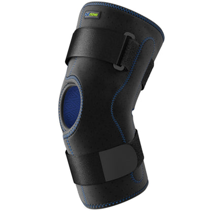 KNEE BRACE, WRAP AROUND SIMPLEHINGED BLK 2XLG 22"-24"