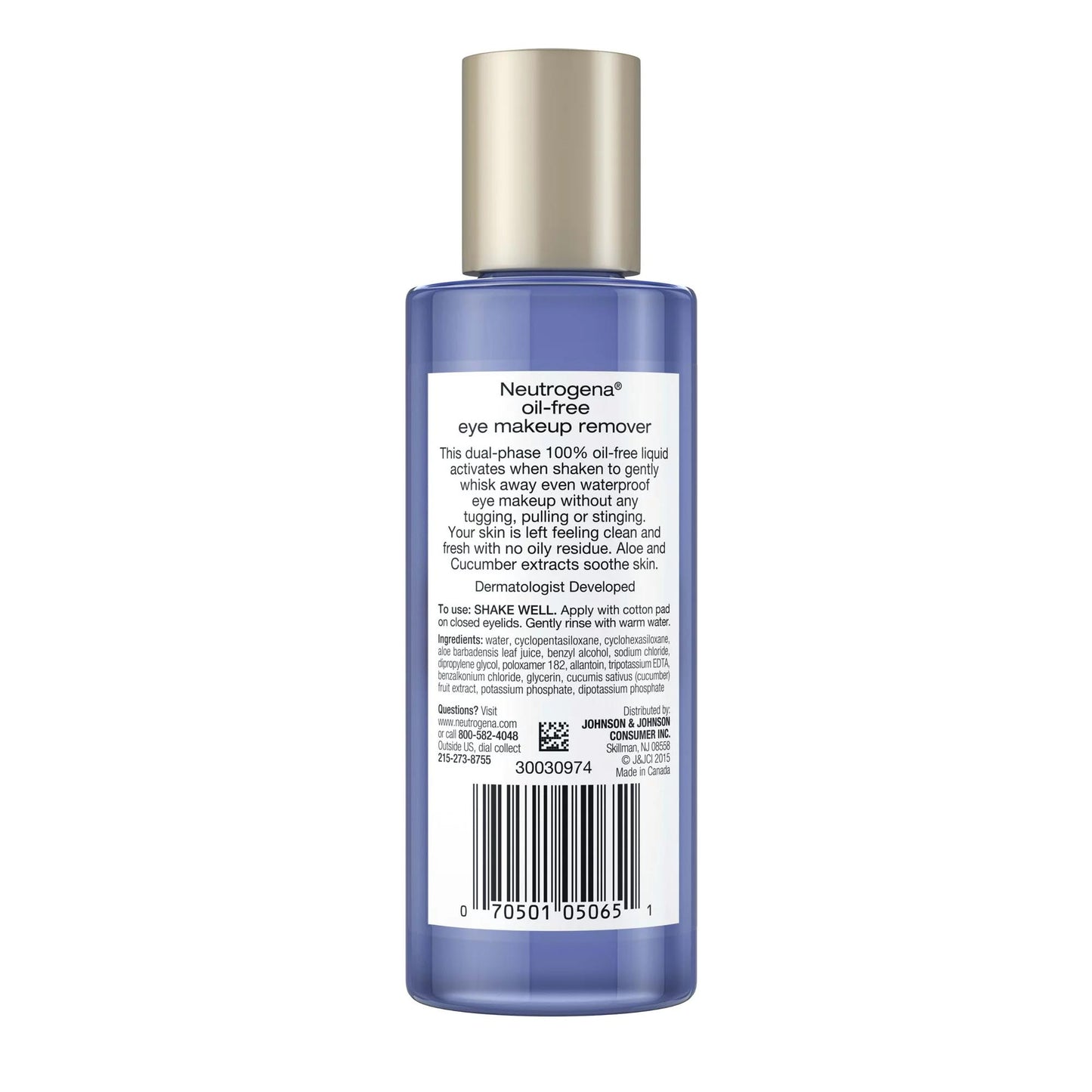 NEUTROGENA, LIQ OIL-FREE MAKEUP REMOVER 5.5OZ