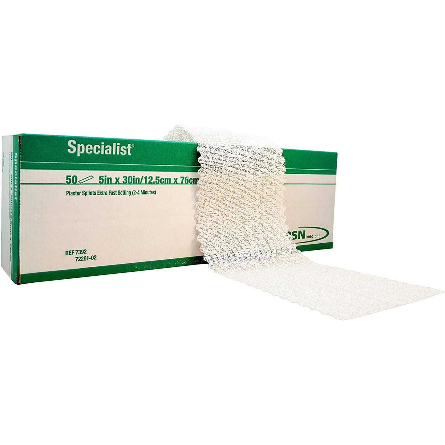SPLINT, PLASTER CAST SPEC XFAST WHT 5"X30" (50/B