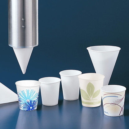 CUP, PAPER CONE WHT 4OZ (200/SL 25SL/CS)