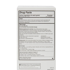 ORASOL, GEL 20% BENZOL 0.9GM (75/BX)