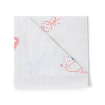 LINER, SCALE 2PLY TISS + POLY JUST FOR BABY 13X22