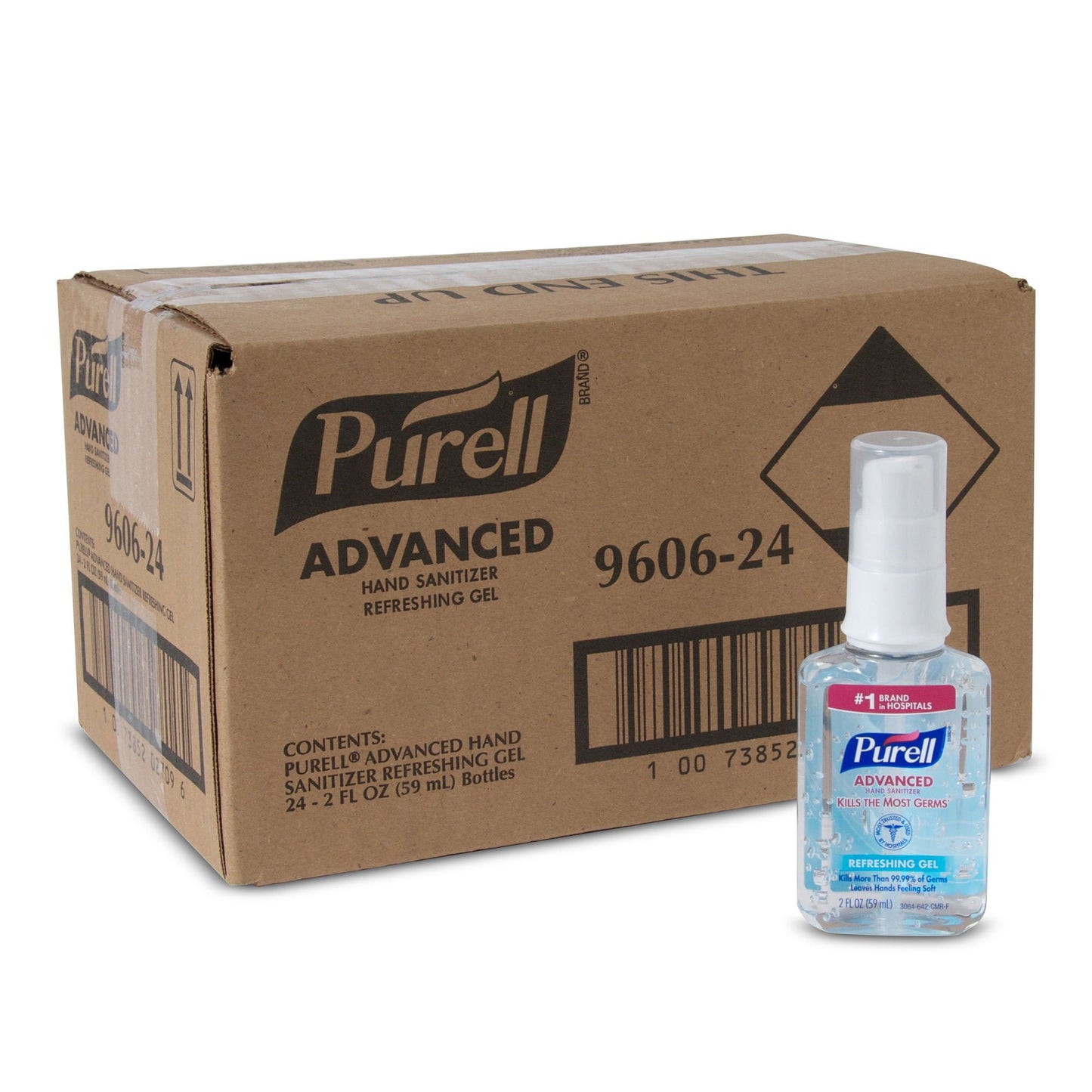 SANITIZER, PURELL HAND 2OZ PUMP (24/CS)