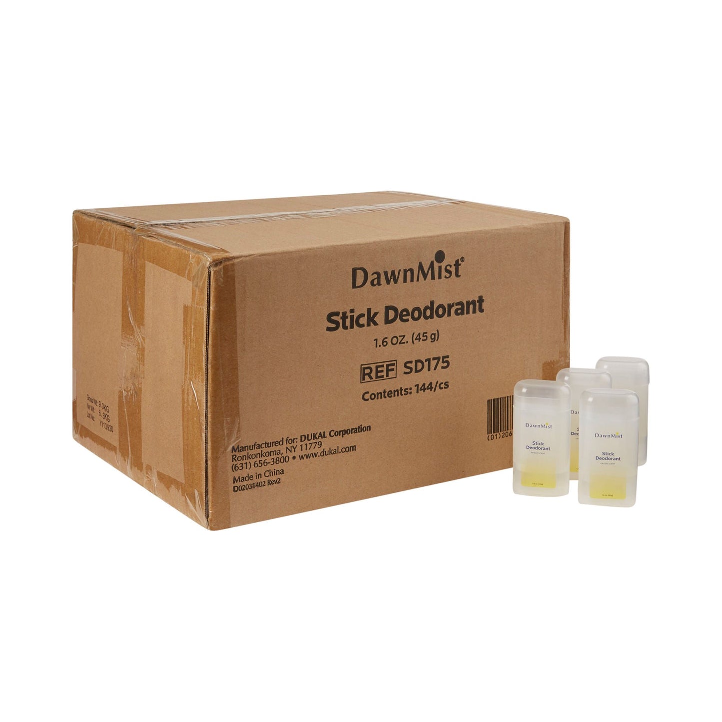 DEODORANT, STICK CLR 1.6OZ (144/CS)