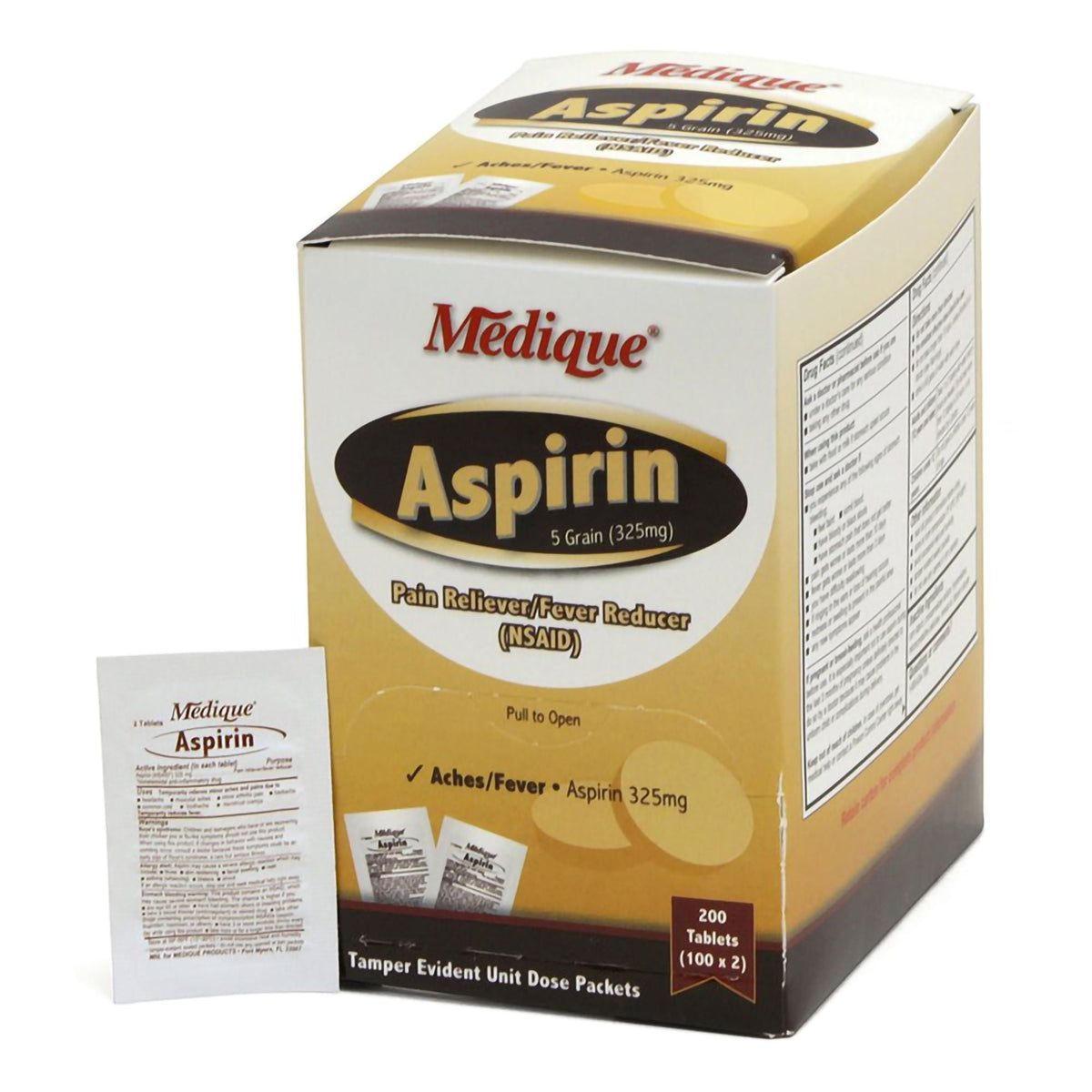 ASPRIN, TAB 325MG (200/BX)
