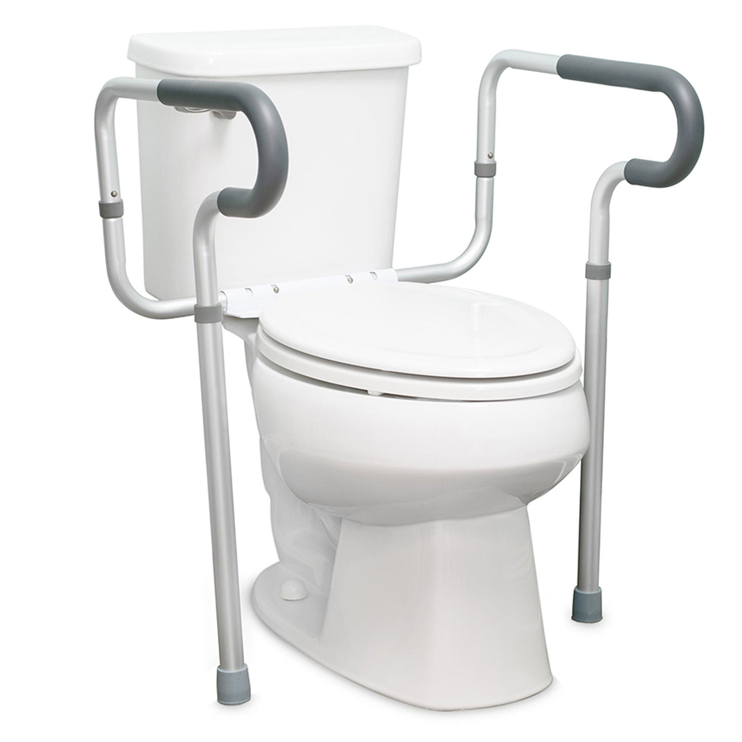 FRAME, TOILET SFTY W/WATERFALLARMREST 19-23.5" (4/CS)