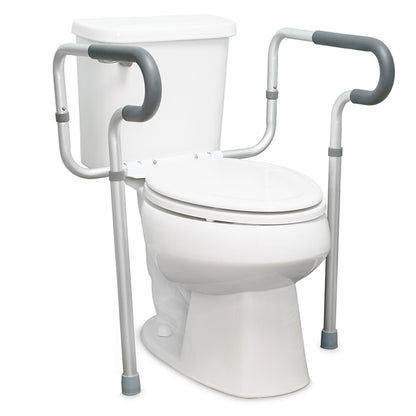 FRAME, TOILET SFTY W/WATERFALLARMREST 19-23.5" (4/CS)