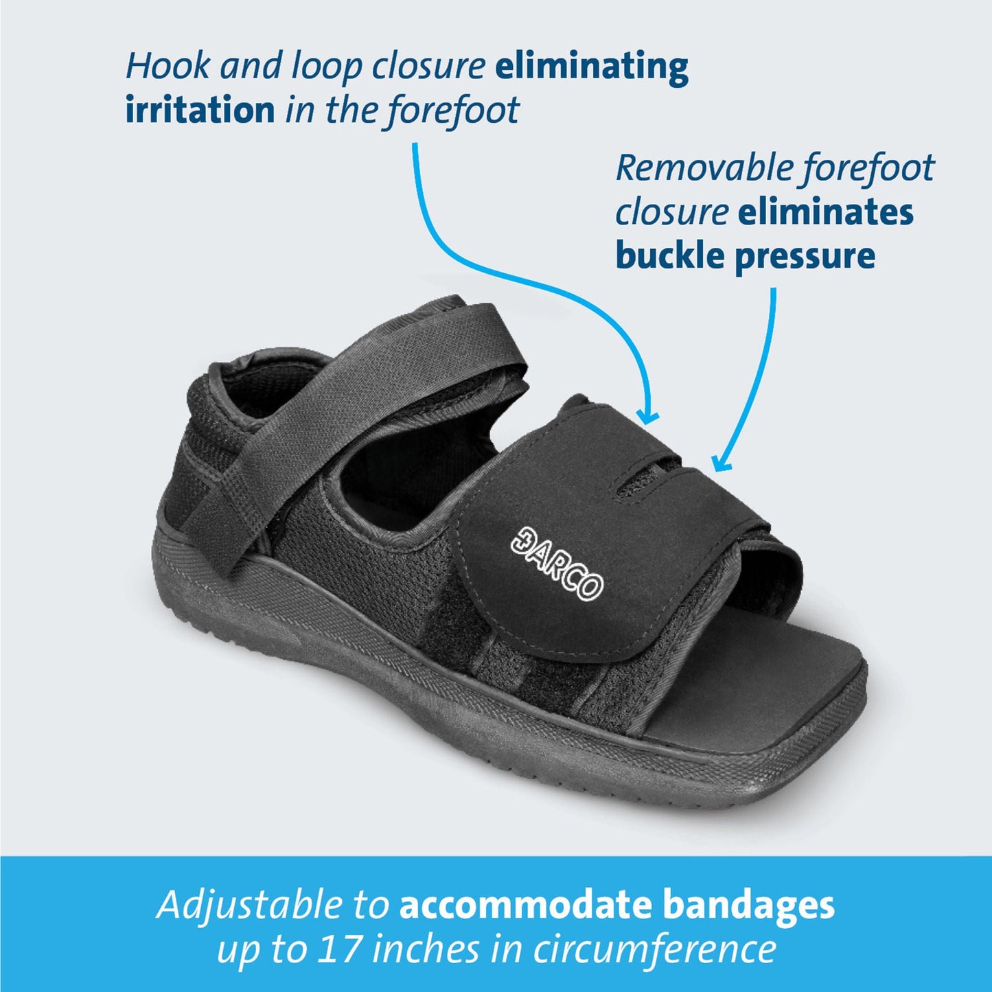 SHOE, MED-SURG SQ TOE BLK MENSXLG 12-13 (36/CS)