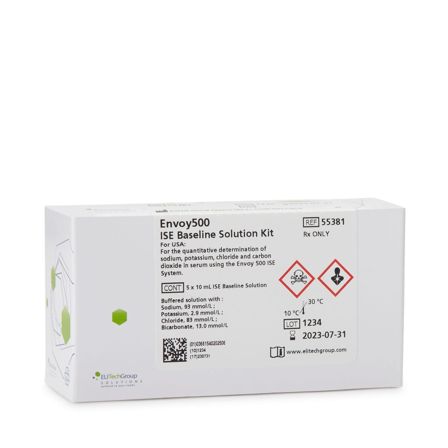 9SOLUTION, BASELINE ISE 55381 5X10ML (5/BX)