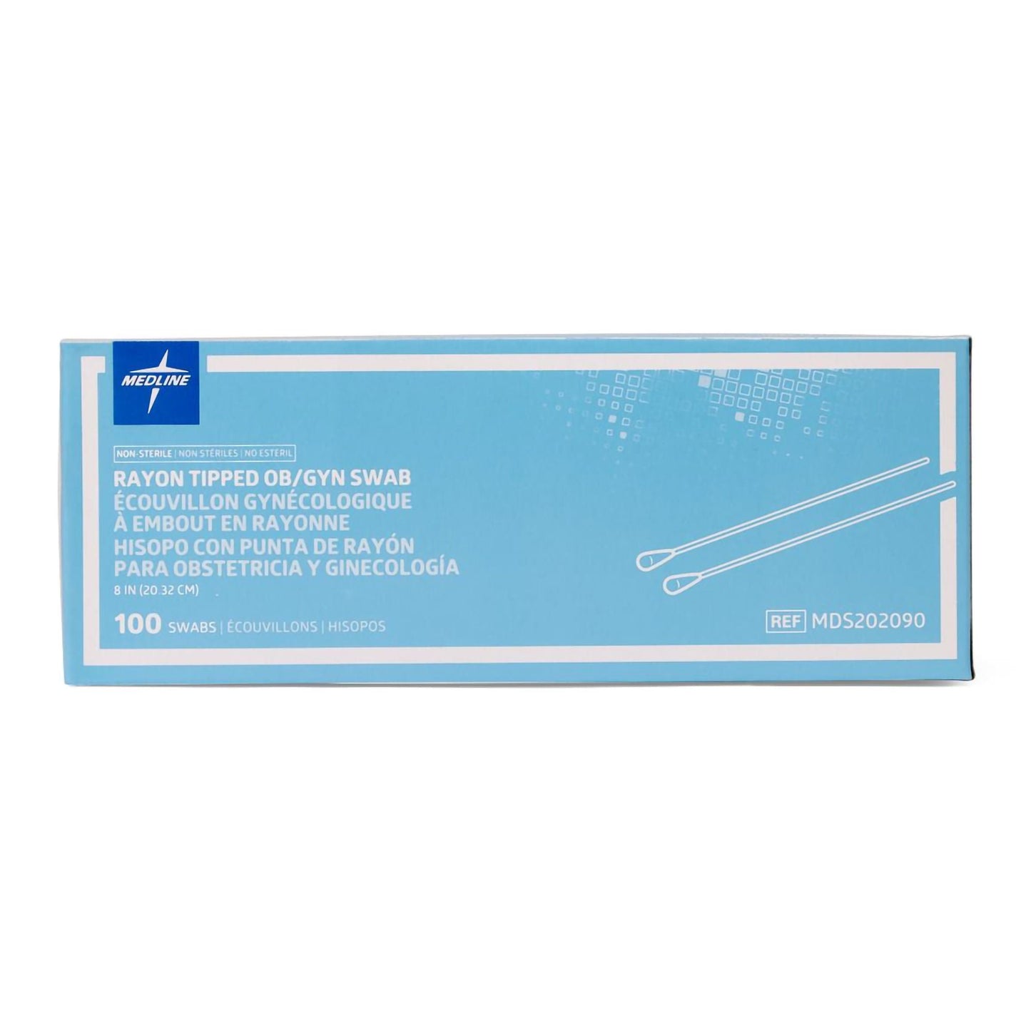 APPLICATOR, VAG RAYON TIP 8" (100/BX 5BX/CS)