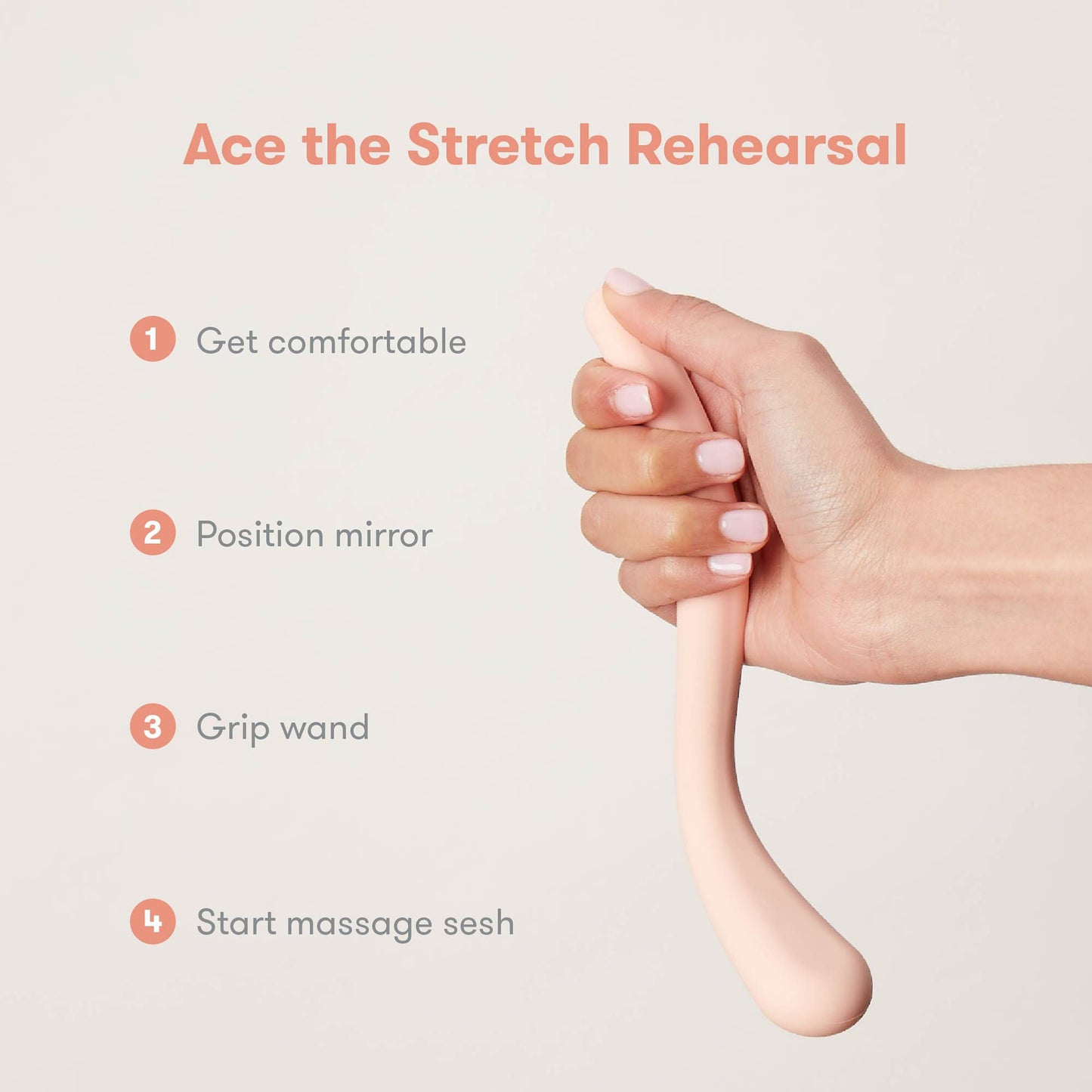 WAND, PERINEAL MASSAGE PREPARE-TO-PUSH (16/CS)