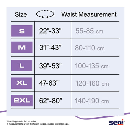 UNDERWEAR, INCONT ACTIVE SUPER+ SM 22"-33" (22/PK 4PK/CS)