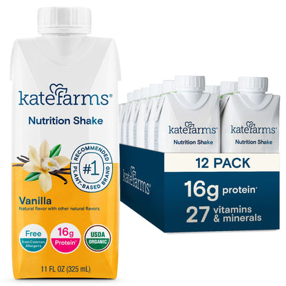 SHAKE, NUTRITION KATE FARMS VAN 11 FL OZ 325ML (12/CS)