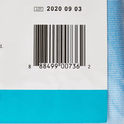 UNDERPAD, BED WATERPRF PVC BCKBLU/WHT 36"X54" (10/CS)