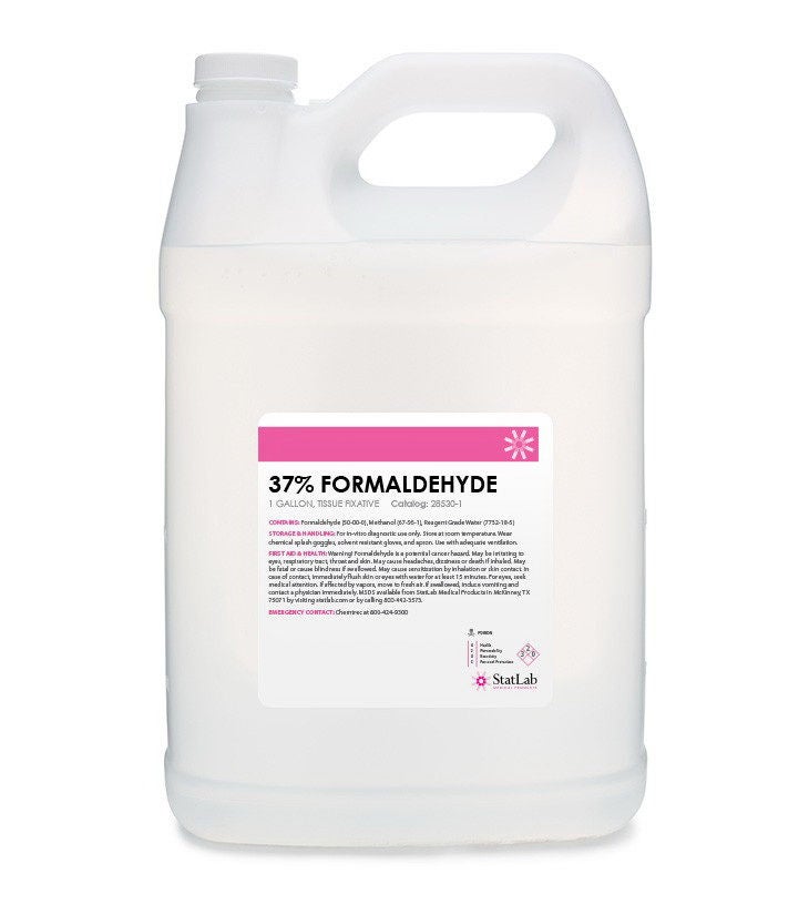 FORMALDEHYDE, W/METHANOL STABILIZER 37% 1GL