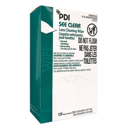 WIPE, EYEGLASS LENS CLEANER (120/BX)