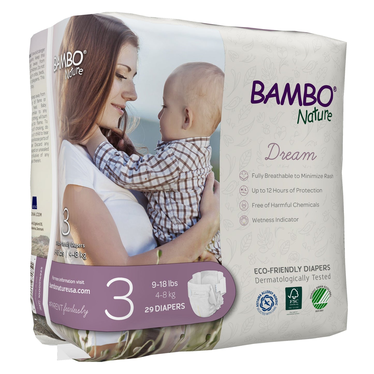DIAPER, BABY BAMBO NATURE SZ3 (29/BG 6BG/CS)