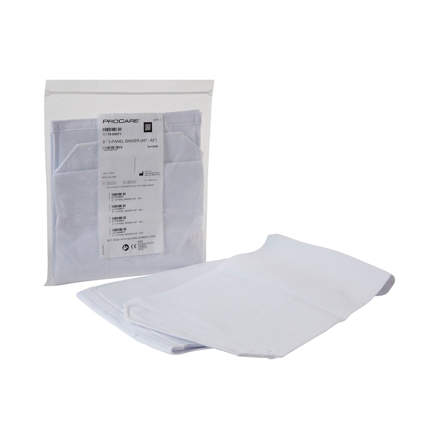 BINDER, 3PANEL 9" 45"-62" UNIV