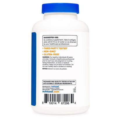 VITAMIN, SGEL OMEGA-3 2500MG (120/BT 12BT/CS)