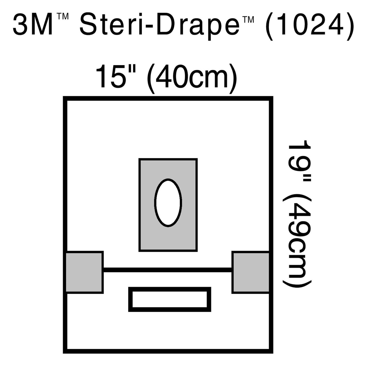 DRAPE, APERTURE W/POUCH (10/BX) 3M