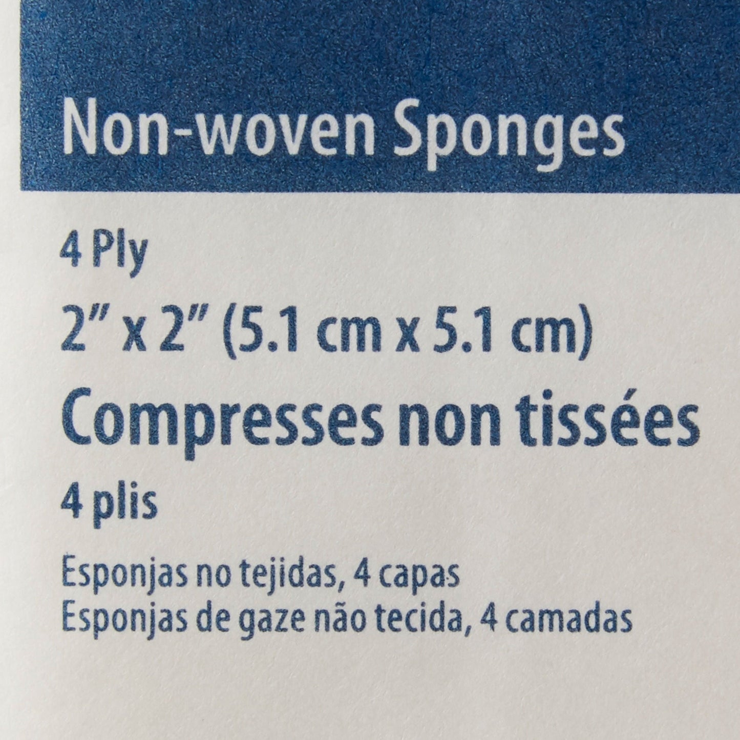 SPONGE, DERMACEA ALL-PURP 4PLY2"X2" (200/BG 40BG/CS KENDAL