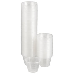CUP, MED GRAD W/LIP 1OZ (100/SL)