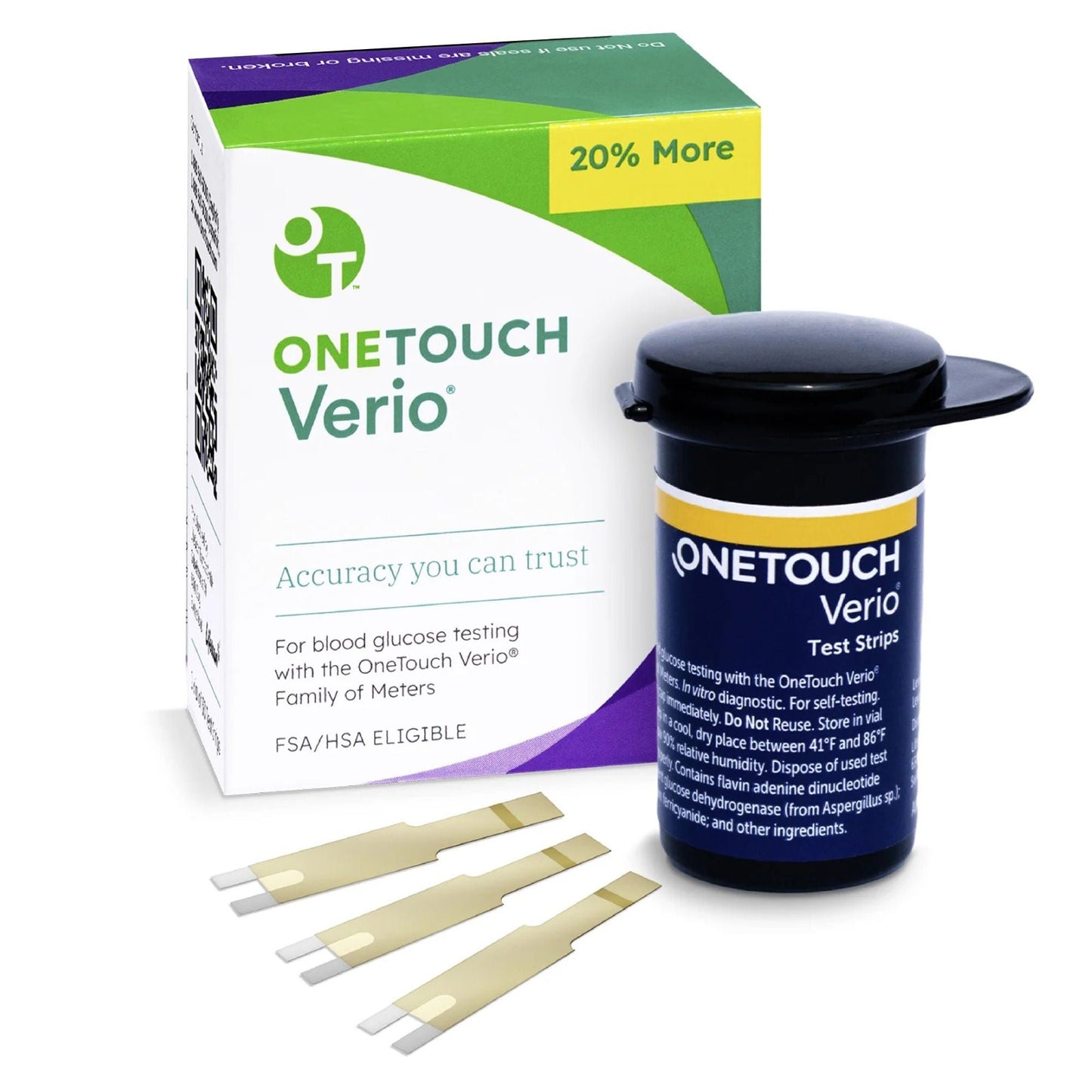 TEST STRIP, BLD GLUCOSE ONE TOUCH VERIO MAILORDER (50/BX)