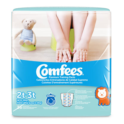 PANTS, TRAINING COMFESS BOYS 2T-3T (26/BG 6BG/CS)