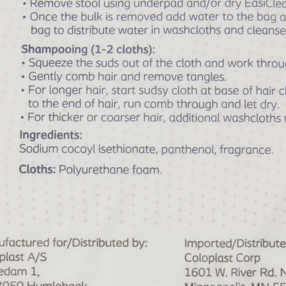 WASHCLOTH, EASYCLEANSE BATH (30PK/CS 30/PK) COLPLT