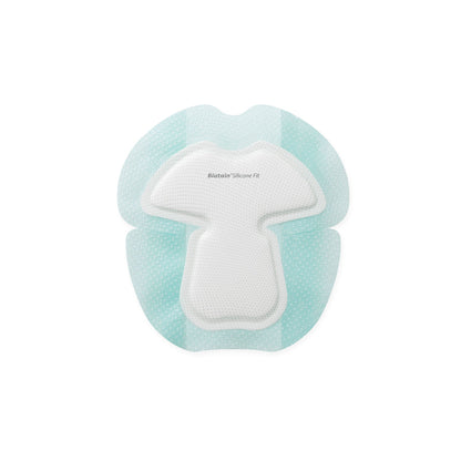 DRESSING, FOAM SILICONE FIT BIATAIN HEEL 7.2X6.6" (5/BX)