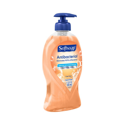SOAP, HAND SOFTSOAP CRISP CLEAN ANTIBAC 11.25OZ (6/CS)