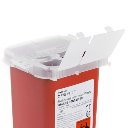 CONTAINER, SHARPS RED 1QT (80/CS)