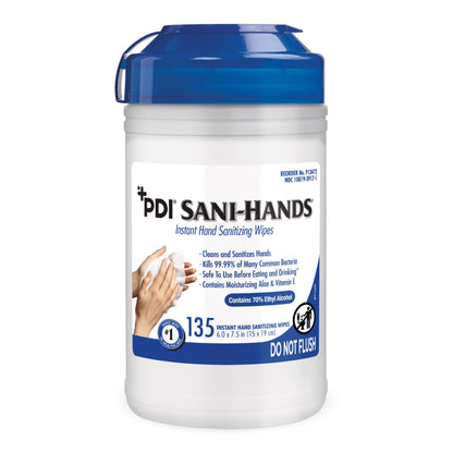 WIPE, SANI-HANDS ALC (135/CN 12/CS)
