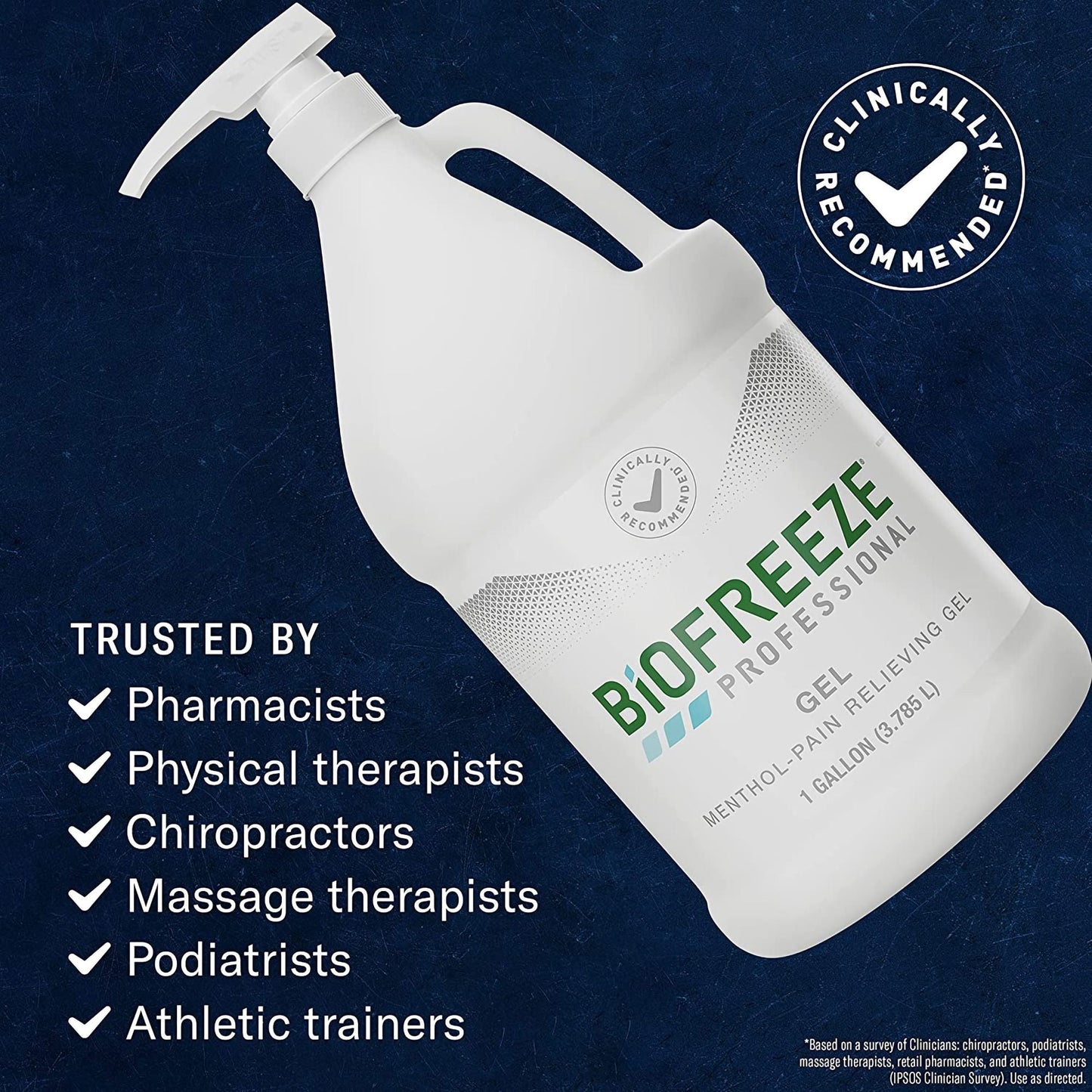 BIOFREEZE PRO, GEL GRN 1GAL PUMP SOLD SEPARATELY (4/CS)