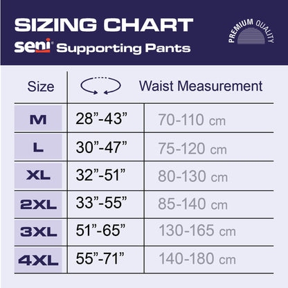 UNDERWEAR, SENI SUPPORTING NUDE/BLK LG (2/PK 16PK/CS)