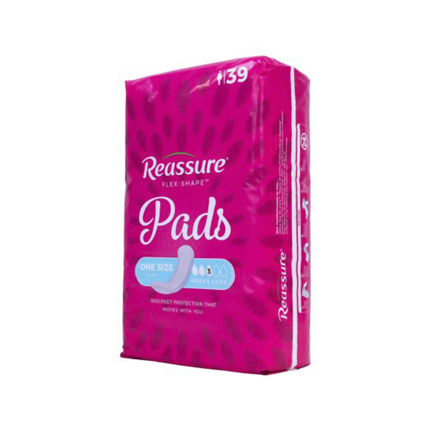 Reassure® Flex-Shape Pad™, Long Pad for Heavy Incontinence One Size Fits Most