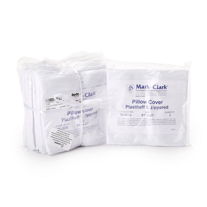 COVER, PILLOW ZIPPER 21"X27" 4MIL WHT (12/CS) PREDYN