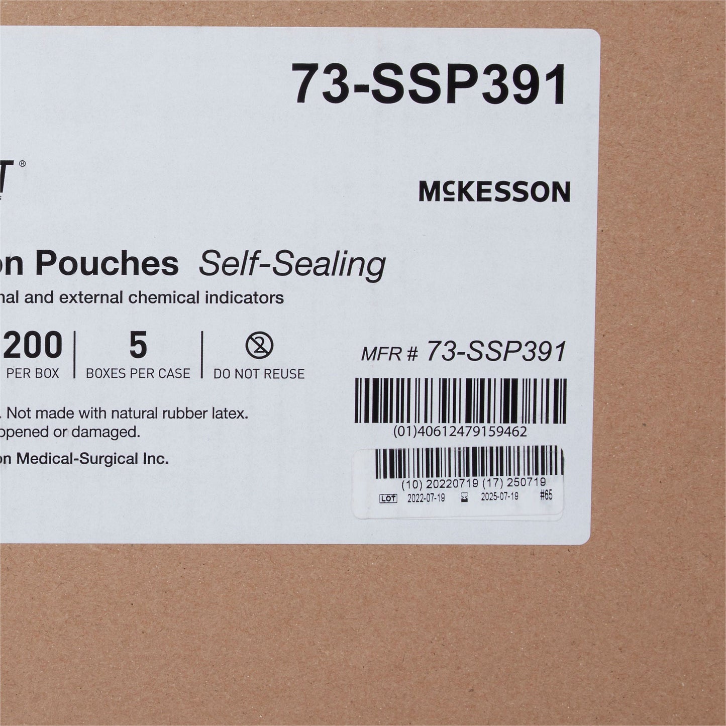 POUCH, SELF SEAL 12"X18" (200/BX 5BX/CS)