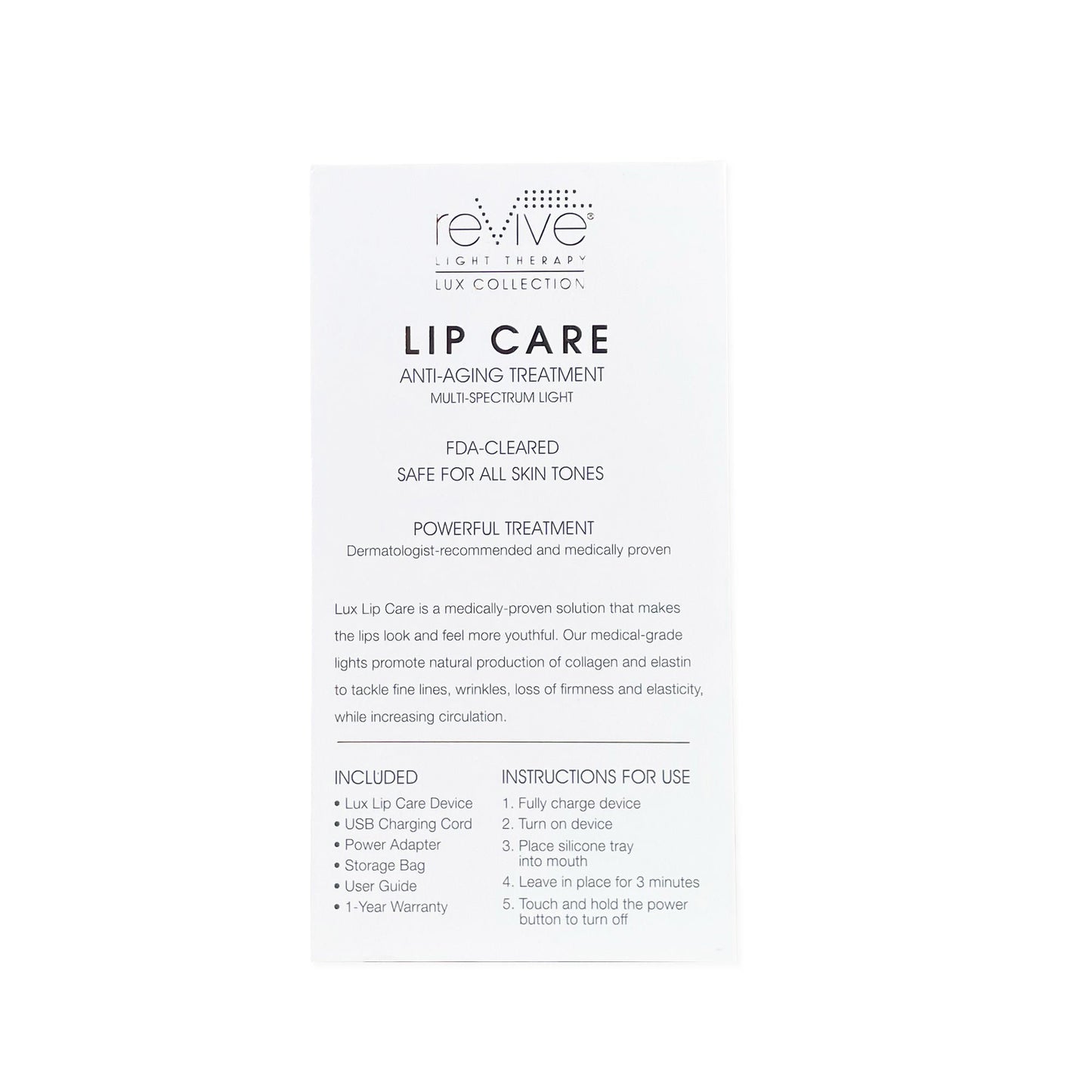 PUMPING DEVICE, LED LIP REVIVELUX (24/CS)